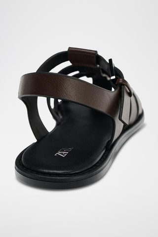 Sandálias - Castanho-escuro