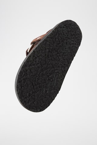 Socas de nobuck - Castanho- escuro