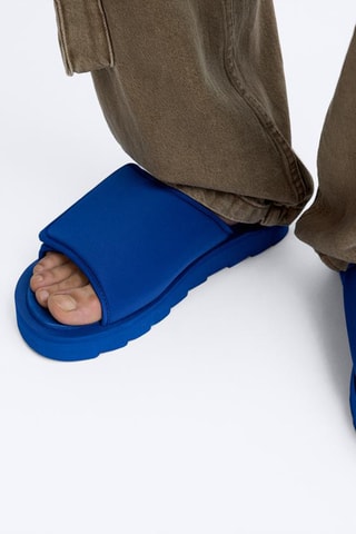 Mules - Azul- elétrico