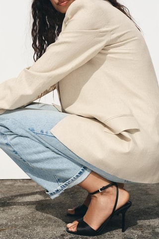 Sandálias de salto- Preto