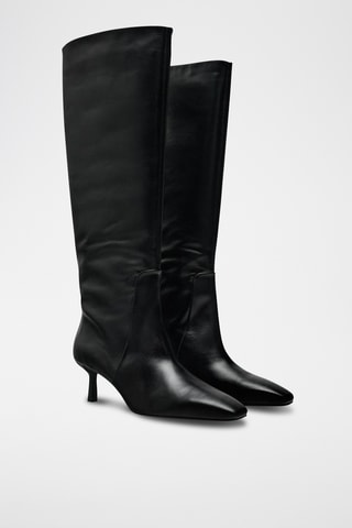 Bottes en cuir - Noir