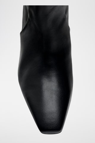 Bottes en cuir - Noir