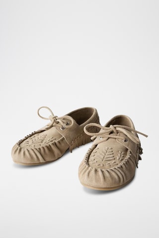 Derbies em nobuck - Bege