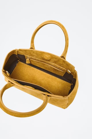 Mala de nobuck- Mostarda