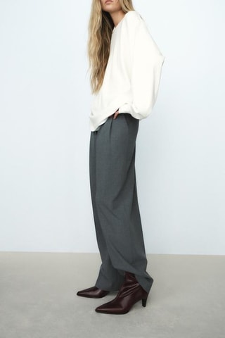 Bottines en cuir - Bordeaux