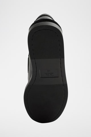 Sapatos de vela em couro- Preto