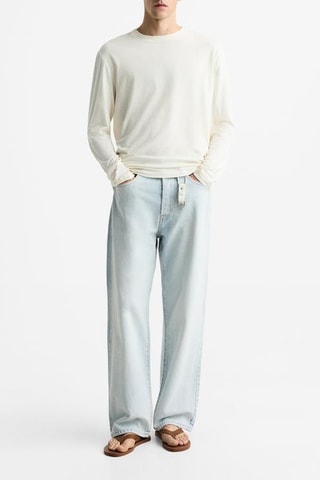 Sandálias em couro - Castanho