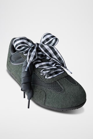 Sapatilhas em nobuck - Antracite