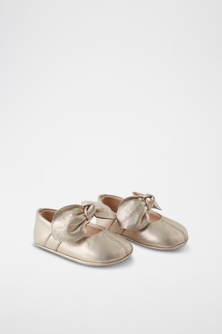 Babies em couro - Dourado