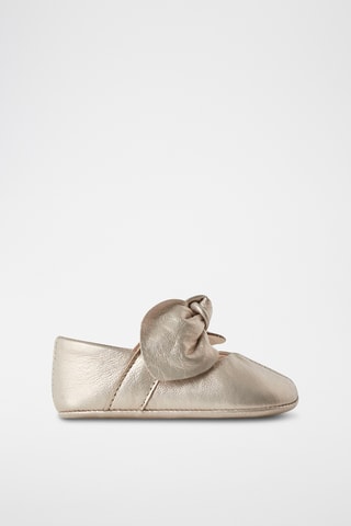 Babies em couro - Dourado