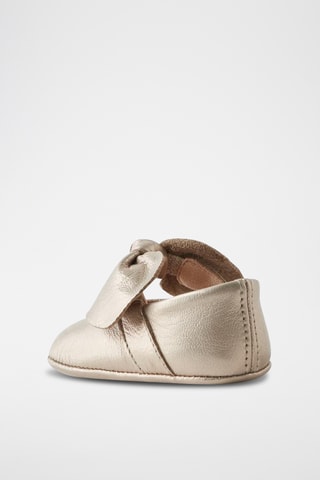 Babies em couro - Dourado