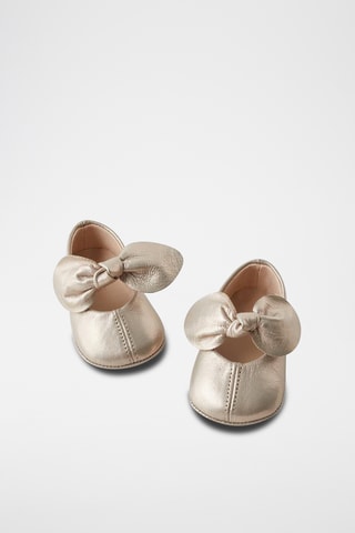 Babies em couro - Dourado