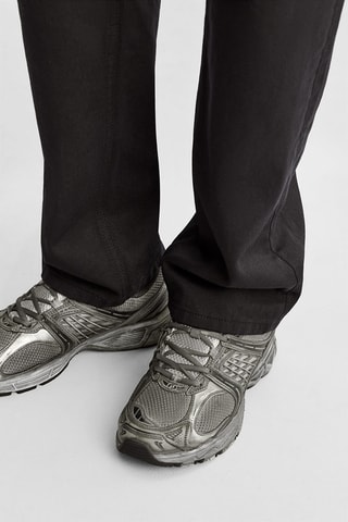 Sapatilhas em couro - Cinzento-escuro