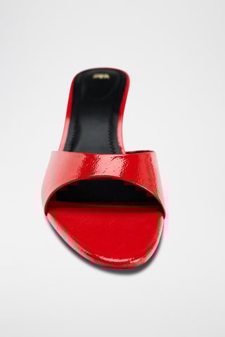 Mules de salto - Vermelho