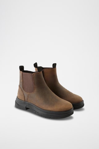 Botins em nobuck - Castanho