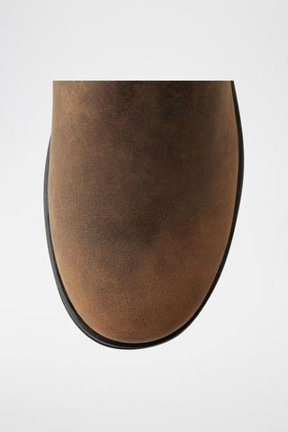 Botins em nobuck - Castanho