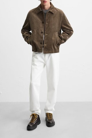 Boots em couro - Castanho