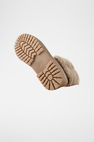 Botins forrados - Bege