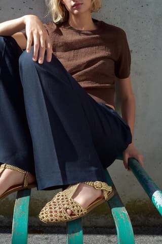 Sandálias - Dourado