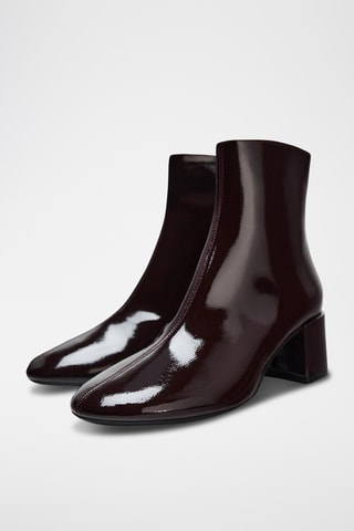 Bottines vernies - Bordeaux
