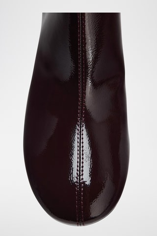 Bottines vernies - Bordeaux