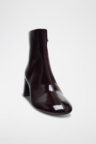 Bottines vernies - Bordeaux