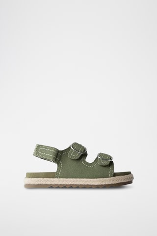 Sandálias em nobuck - Verde