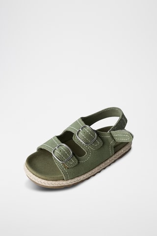 Sandálias em nobuck - Verde
