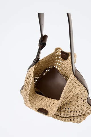 Mala bucket e pochete - Bege