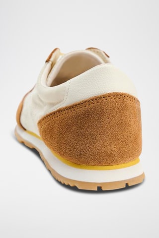 Sapatilhas de nobuck - Castanho-claro