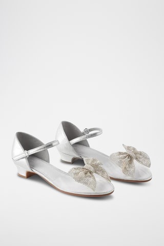 Sandálias de salto- Prateado