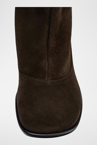 Bottes en nubuck - Marron