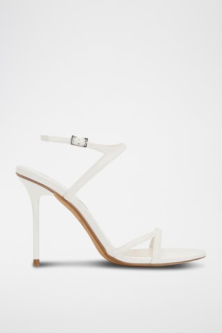 Sandálias de salto- Branco