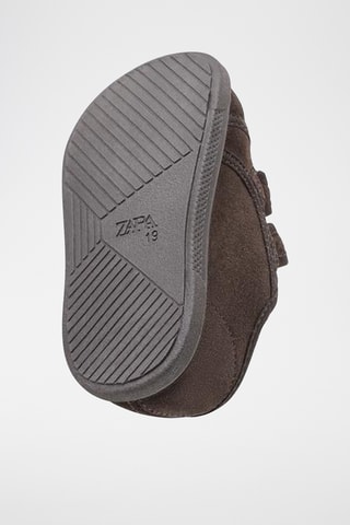 Sapatilhas em nobuck- Castanho