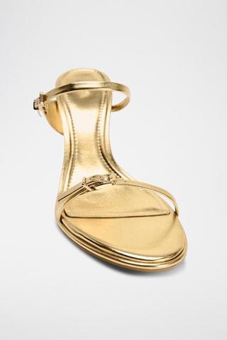 Sandálias de salto- Dourado