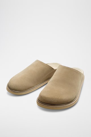 Socas em nobuck - Bege