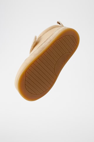 Sapatilhas em couro - Bege