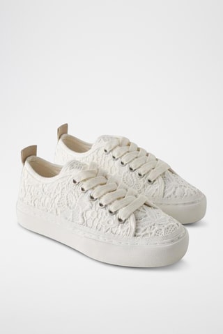 Ténis em renda - Branco