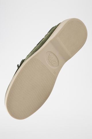 Sapatos de vela em nobuck - Caqui