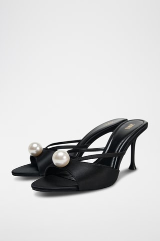 Mules de salto- Preto