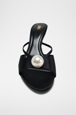 Mules de salto- Preto