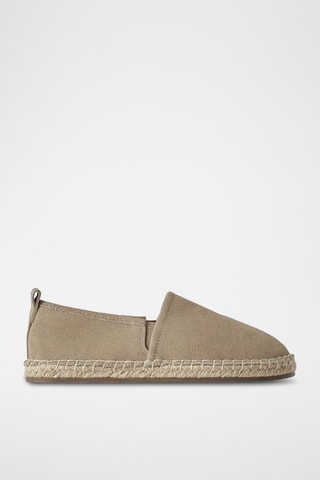 Alpargatas em nobuck - Cinzento