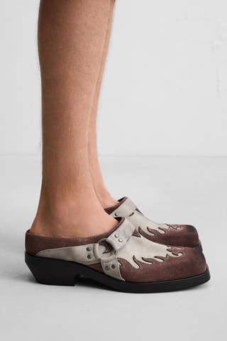 Socas em nobuck- Castanho