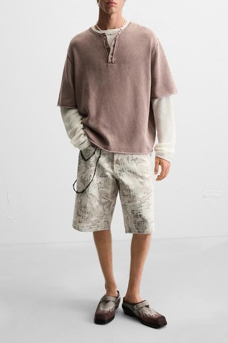 Socas em nobuck- Castanho