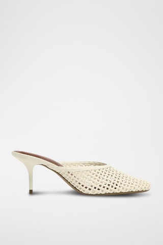 Mules de salto - Branco