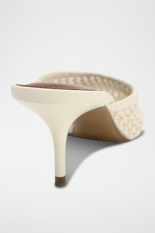 Mules de salto - Branco