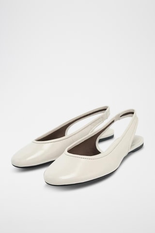 Sandálias em couro - Branco