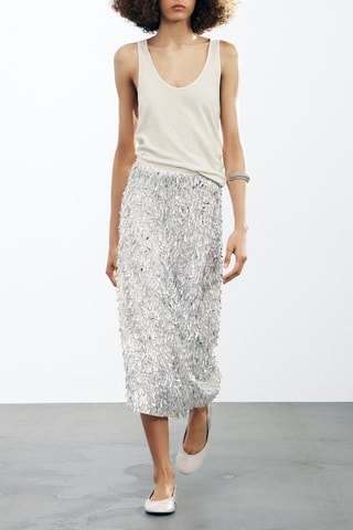 Sandálias em couro - Branco