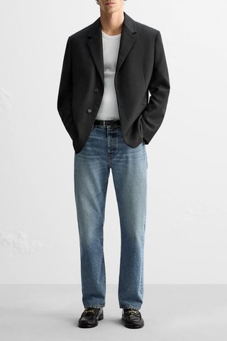 Mocassins em couro - Preto