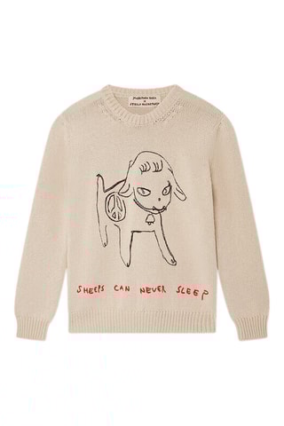 Trui - Zwart, beige en rood